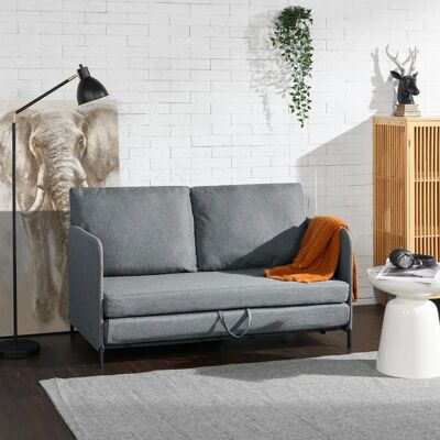 en.casa Soini Schlafsofa - Elegantes 2-in-1 Grau en.casa Soini Schlafsofa - Elegantes 2-in-1 Grau