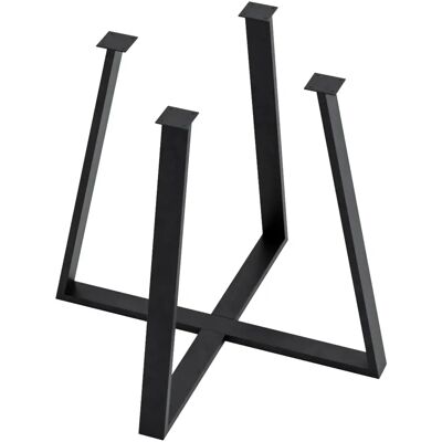 en.casa Patas de mesa negras de acero Kemijärvi - Tipo de mesa en.casa Patas de mesa negras de acero Kemijärvi - Tipo de mesa