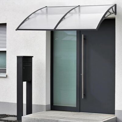en.casa Mellerud 300x100cm Klarsichtig Schwarz Markise en.casa Mellerud 300x100cm Klarsichtig Schwarz Markise