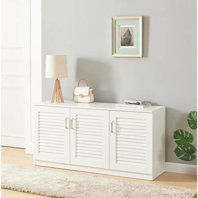 en.casa Armario zapatero Løten - 6 compartimentos - Blanco - Mueble para zapatos en.casa Armario zapatero Løten - 6 compartimentos - Blanco - Mueble para zapatos