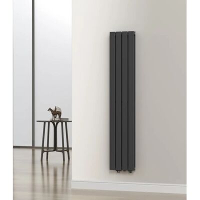 NEU.HAUS Radiador - 160x30cm Negro Panel Doble NEU.HAUS Radiador - 160x30cm Negro Panel Doble