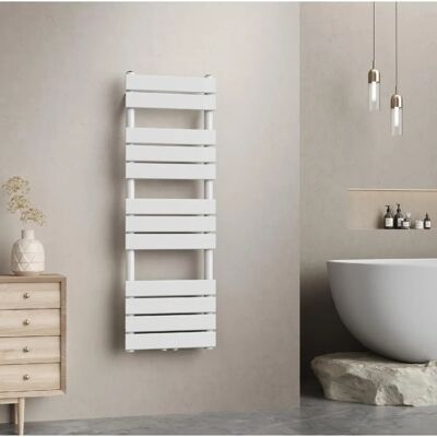 Radiador toallero Voss 528 W 12 lamas acero blanco - neu.haus Radiador toallero Voss 528 W 12 lamas acero blanco - neu.haus
