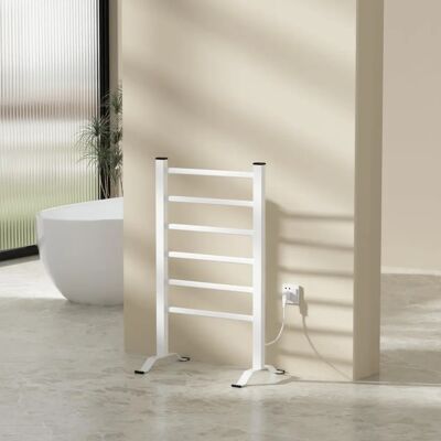 Pro.tec Calentador de Toallas Eléctrico en Aluminio - 6 Barras, Blanco Pro.tec Calentador de Toallas Eléctrico en Aluminio - 6 Barras, Blanco