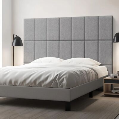 neu.haus Carpino Paneles de Pared - Gris Claro - Juego de 3 neu.haus Carpino Paneles de Pared - Gris Claro - Juego de 3
