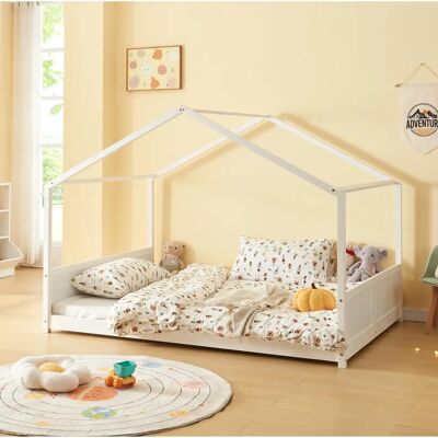 en.casa Cama Infantil Simo - Casa de Madera - 120x200cm en.casa Cama Infantil Simo - Casa de Madera - 120x200cm