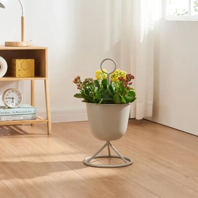 en.casa Pflanzständer - 48xØ23cm Beige en.casa Pflanzständer - 48xØ23cm Beige