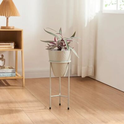 Soporte para plantas EN.CASA - 41x16cm - Gris Claro Soporte para plantas EN.CASA - 41x16cm - Gris Claro