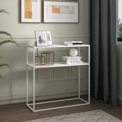 en.casa Kuhmo Table Console - Blanc - Publicité en.casa Kuhmo Table Console - Blanc - Publicité