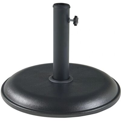 Casa.pro - Soporte de sombrilla de cemento - Negro Casa.pro - Soporte de sombrilla de cemento - Negro