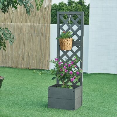 Jardinera WPC Amstelveen 135x40x30cm - Gris Jardinera WPC Amstelveen 135x40x30cm - Gris