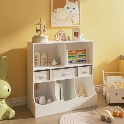 en.casa Vastesa Kinderregal - Bücher & Spielzeug Organizer en.casa Vastesa Kinderregal - Bücher & Spielzeug Organizer