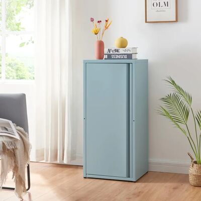 en.casa Burlöv Stahlbüro Schrank - Blau Grau en.casa Burlöv Stahlbüro Schrank - Blau Grau