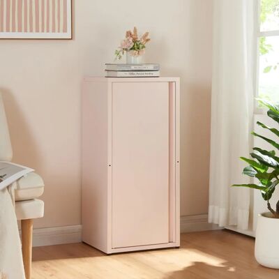armoire de bureau Burlöv en acier rose - en.casa - Publicité armoire de bureau Burlöv en acier rose - en.casa - Publicité