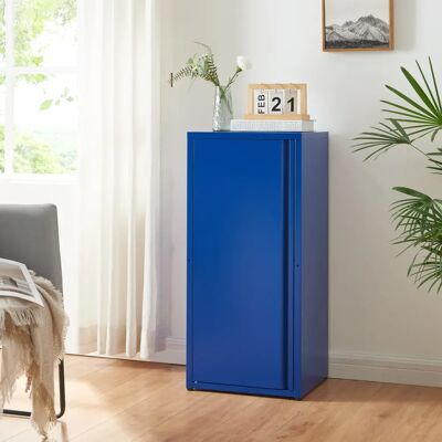 en.casa Armoire de bureau Burlöv - Bleu - Publicité en.casa Armoire de bureau Burlöv - Bleu - Publicité
