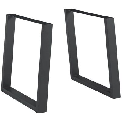 en.casa Patas de mesa Lülsfeld 72x75 cm - Negro - Tipo de mueble en.casa Patas de mesa Lülsfeld 72x75 cm - Negro - Tipo de mueble