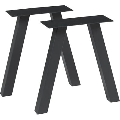Patas de mesa en forma de V de acero EN.CASA - 42x40cm Patas de mesa en forma de V de acero EN.CASA - 42x40cm
