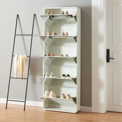 en.casa Aure Zapatero - Espacio para 10 pares de zapatos - Diseño moderno en.casa Aure Zapatero - Espacio para 10 pares de zapatos - Diseño moderno