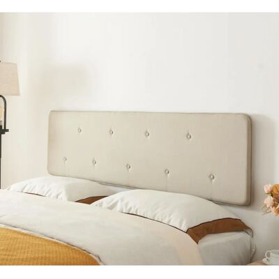 en.casa Tokke Kopfteil - Beige - Eleganter Klassischer Stil für 180cm Bett en.casa Tokke Kopfteil - Beige - Eleganter Klassischer Stil für 180cm Bett
