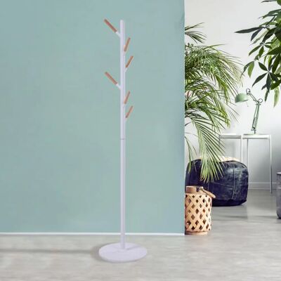 en.casa Nacka Estante para roupas - Branco - 172x37cm en.casa Nacka Estante para roupas - Branco - 172x37cm