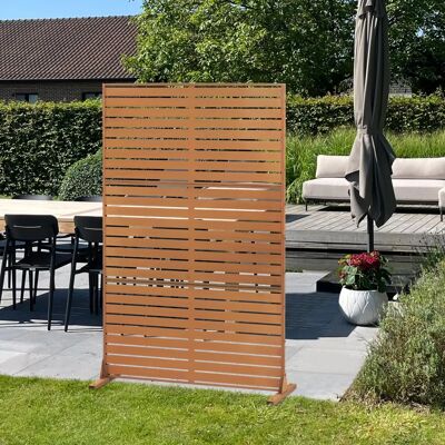 Casa.pro Raumteiler aus Cortenstahl - Rostbraun 180x120 cm Casa.pro Raumteiler aus Cortenstahl - Rostbraun 180x120 cm