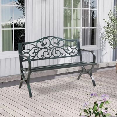 Home.pro Utav Gartentisch - 3-Sitzer - Stahl - Dunkelgrau Home.pro Utav Gartentisch - 3-Sitzer - Stahl - Dunkelgrau
