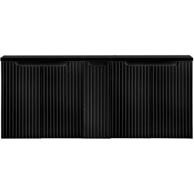 En.Casa Schwarzer Wandmontierter Badezimmerunterschrank - 140x60x40cm En.Casa Schwarzer Wandmontierter Badezimmerunterschrank - 140x60x40cm