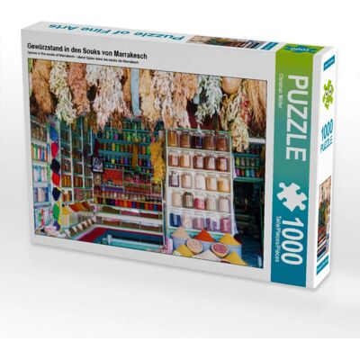 CALVENDO - Gewürzstand in den Souks Von Marrakesch 1000 Teile Puzzle CALVENDO - Gewürzstand in den Souks Von Marrakesch 1000 Teile Puzzle