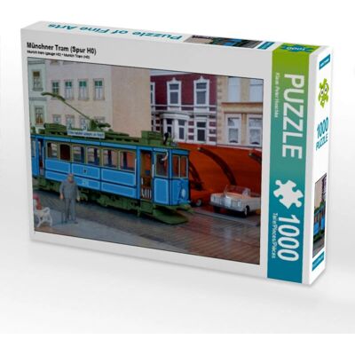 Calvendo - Tramway de Munich H0 - 1000 stukken - Puzzle Calvendo - Tramway de Munich H0 - 1000 stukken - Puzzle