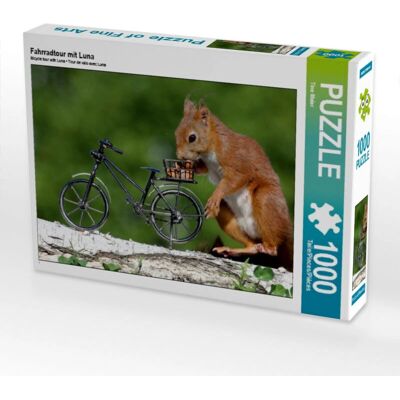 Calvendo - Puzzle Tour en Bicyclette avec Luna - 1000 Pieces - 64 x 48 cm - Puzzle Calvendo - Puzzle Tour en Bicyclette avec Luna - 1000 Pieces - 64 x 48 cm - Puzzle