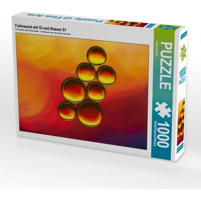 Calvendo - Farbrausch Öl und Wasser 01 - 1000 Pezzi - Puzzle Calvendo - Farbrausch Öl und Wasser 01 - 1000 Pezzi - Puzzle