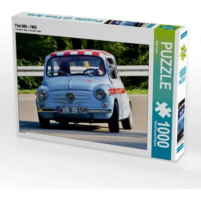 CALVENDO - Fiat 600-1963 - 1000 piezas - Puzzle CALVENDO - Fiat 600-1963 - 1000 piezas - Puzzle