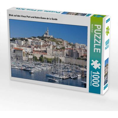 Calvendo - Vue du Vieux Port Notre Dame de la Garde - Puzzle - Publicité Calvendo - Vue du Vieux Port Notre Dame de la Garde - Puzzle - Publicité