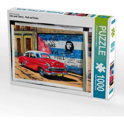 Calvendo - Che et Chevy - Le culte a Cuba - 64 x 48 cm - Puzzle - Publicité Calvendo - Che et Chevy - Le culte a Cuba - 64 x 48 cm - Puzzle - Publicité