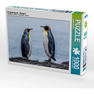 CALVENDO - Pingouins royaux - Dialogue II - 1000pc - 64x48cm - puzzle CALVENDO - Pingouins royaux - Dialogue II - 1000pc - 64x48cm - puzzle