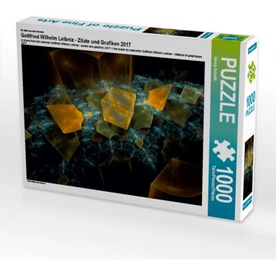 CALVENDO - Gottfried Wilhelm Leibniz - Zitate und Grafiken 2017 - 1000 piezas - Puzzle CALVENDO - Gottfried Wilhelm Leibniz - Zitate und Grafiken 2017 - 1000 piezas - Puzzle