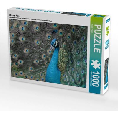 CALVENDO - Paon Fier - 64 x 48 cm - 1000 Pezzi - Puzzle CALVENDO - Paon Fier - 64 x 48 cm - 1000 Pezzi - Puzzle