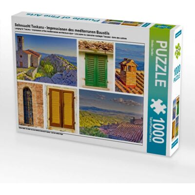 CALVENDO - Sehnsucht Toskana - 1000 pezzi - 64 x 48 cm - Puzzle CALVENDO - Sehnsucht Toskana - 1000 pezzi - 64 x 48 cm - Puzzle