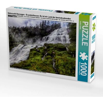Calvendo - Sehnsucht Norvegia - Svandalsfossen - 1000 Pieces - Puzzle Calvendo - Sehnsucht Norvegia - Svandalsfossen - 1000 Pieces - Puzzle