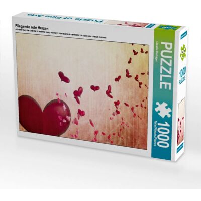 Calvendo - Coeurs Rouges Volants - 1000 pieces - Puzzle Calvendo - Coeurs Rouges Volants - 1000 pieces - Puzzle