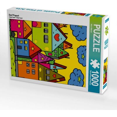 CALVENDO - Puzzle Village Popart - 1000 Pezzi - Puzzle CALVENDO - Puzzle Village Popart - 1000 Pezzi - Puzzle