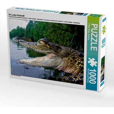 CALVENDO - Sri Lanka Krokodil - 1000 Piezas - Puzzle CALVENDO - Sri Lanka Krokodil - 1000 Piezas - Puzzle