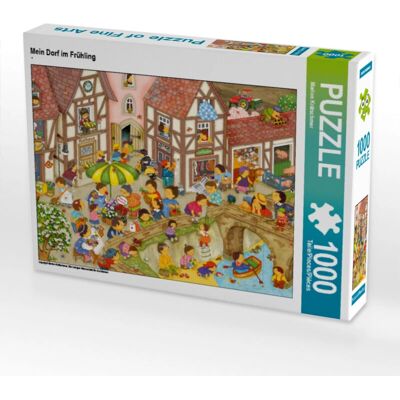 Calvendo - Mein Dorf im Frühling - 1000 piezas - Puzzle Calvendo - Mein Dorf im Frühling - 1000 piezas - Puzzle