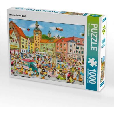 CALVENDO - Sommer in der Stadt - 1000 Pieces - Puzzle CALVENDO - Sommer in der Stadt - 1000 Pieces - Puzzle
