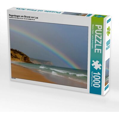 CALVENDO - Regenbogen am Strand von Luz - Rompecabezas CALVENDO - Regenbogen am Strand von Luz - Rompecabezas