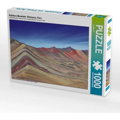 CALVENDO - Rainbow Mountain - 64x48cm - 1000pcs - Puzzle CALVENDO - Rainbow Mountain - 64x48cm - 1000pcs - Puzzle