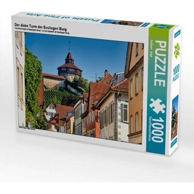CALVENDO - La Tour épaisse du château d'Esslingen - 64 x 48 cm - 1000 pezzi - Puzzle CALVENDO - La Tour épaisse du château d'Esslingen - 64 x 48 cm - 1000 pezzi - Puzzle