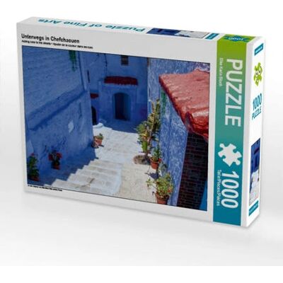 CALVENDO - Route de Chefchaouen - 1000 pezzi - Puzzle CALVENDO - Route de Chefchaouen - 1000 pezzi - Puzzle