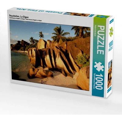 CALVENDO 4059478894570 Seychelles La Digue puzzle 1000 pezzi CALVENDO 4059478894570 Seychelles La Digue puzzle 1000 pezzi