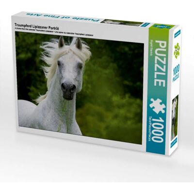 CALVENDO - Cheval de rêve Lipizzaner Portrait - Rompecabezas CALVENDO - Cheval de rêve Lipizzaner Portrait - Rompecabezas