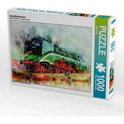 CALVENDO - Locomotive à Vapeur - 1000 Piezas - Puzzle CALVENDO - Locomotive à Vapeur - 1000 Piezas - Puzzle